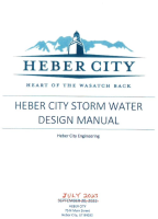Heber City Storm Water Design Manual July 2023