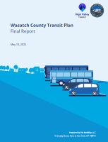 Wasatch County Transit Plan Final Report 2022